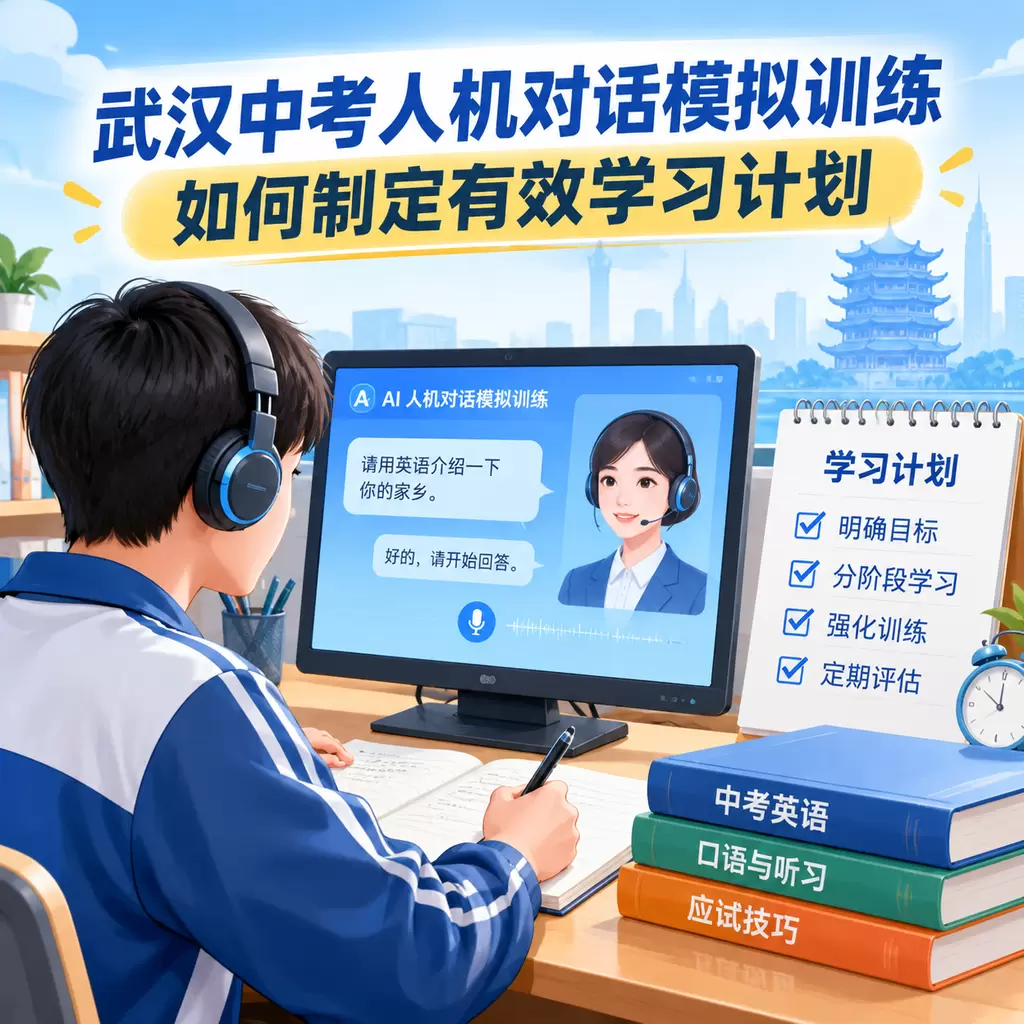 武汉中考人机对话模拟训练，如何制定有效学习计划