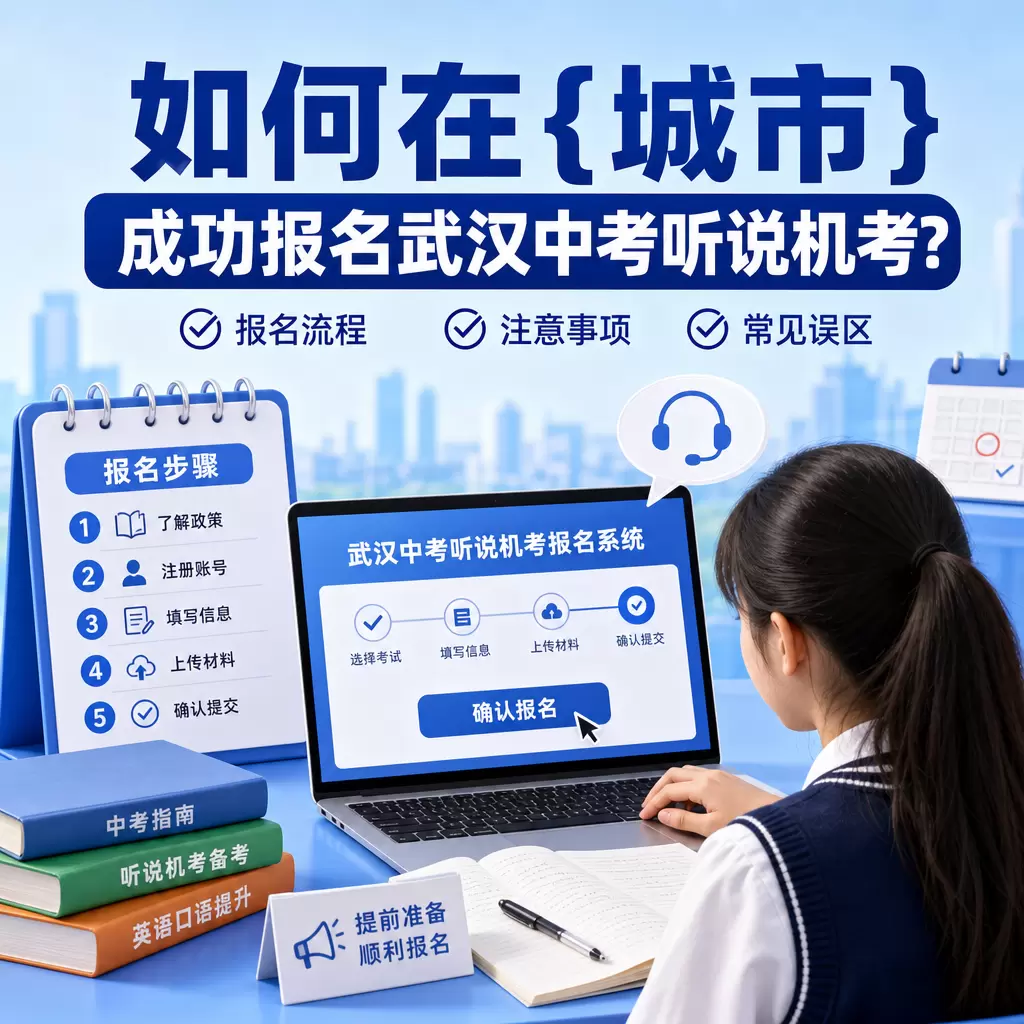 如何在下陆成功报名武汉中考听说机考?