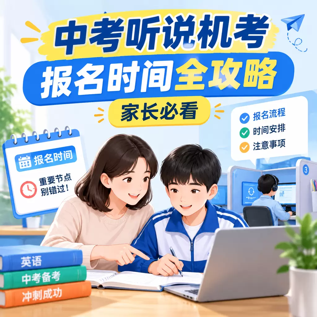 武汉中考听说机考报名时间全攻略，家长必看