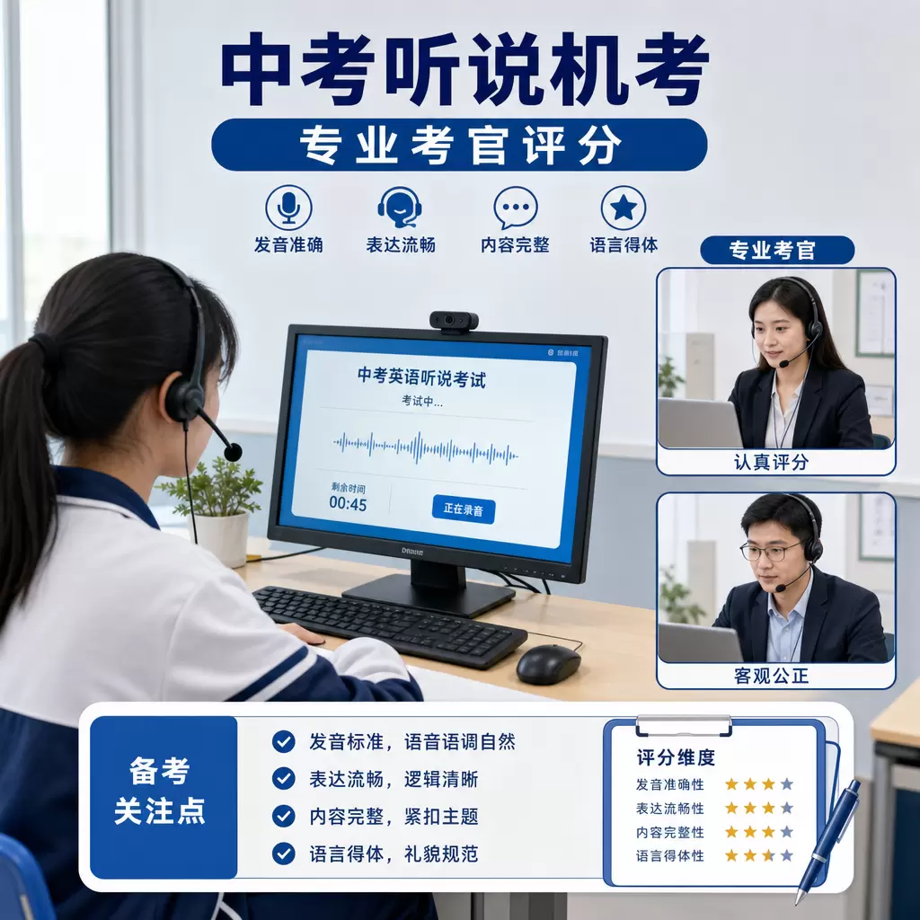 下陆考生必看：武汉中考听说机考报名流程详解