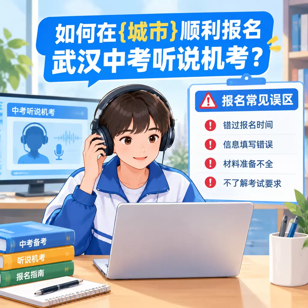 如何在下陆顺利报名武汉中考听说机考？