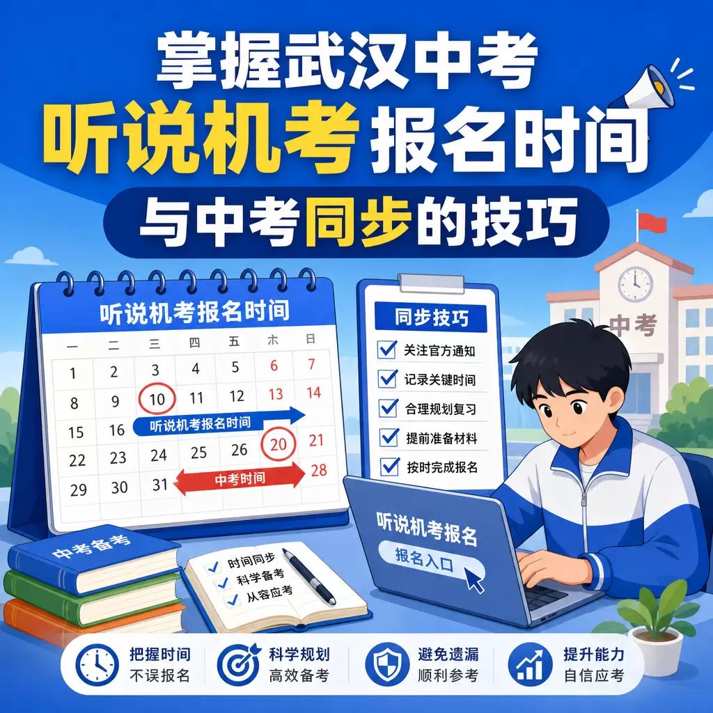 掌握武汉中考听说机考报名时间与中考同步的技巧