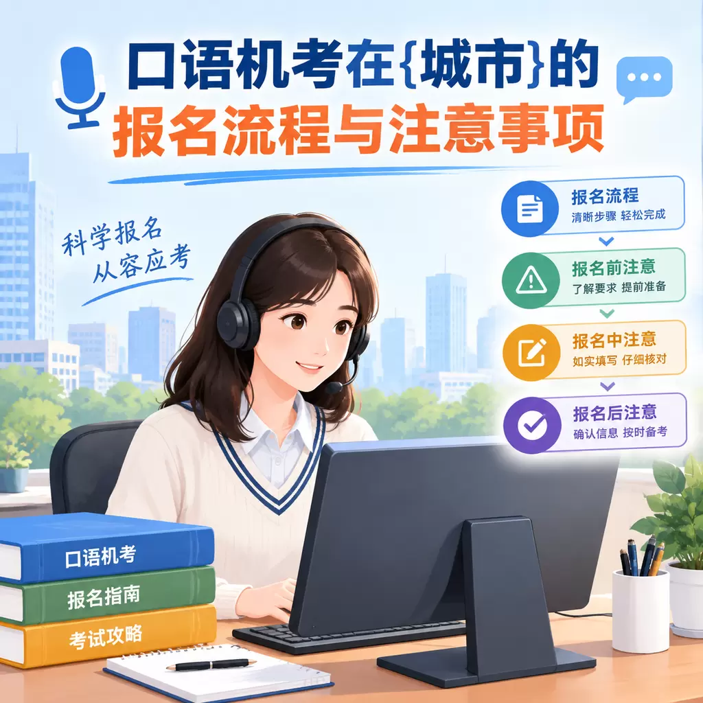 口语机考在下陆的报名流程与注意事项