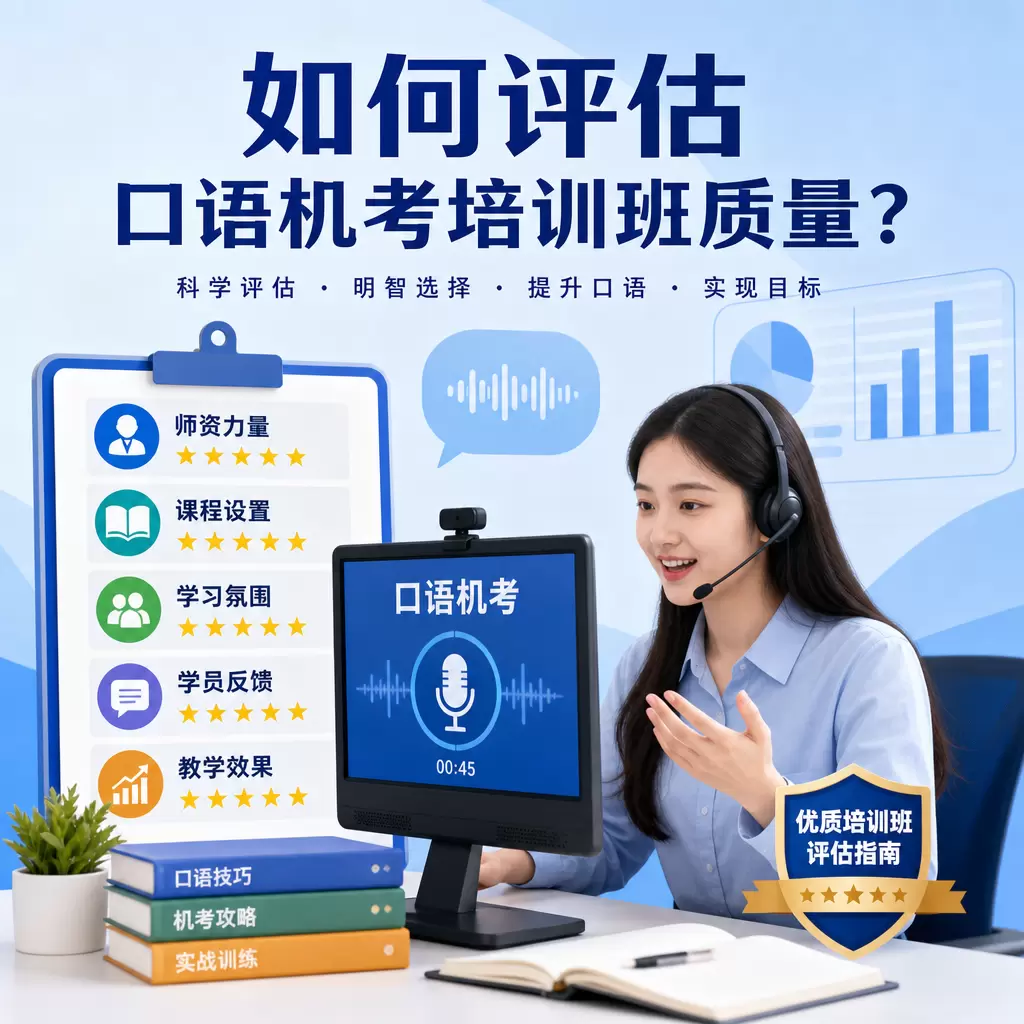 如何评估下陆的口语机考培训班质量?