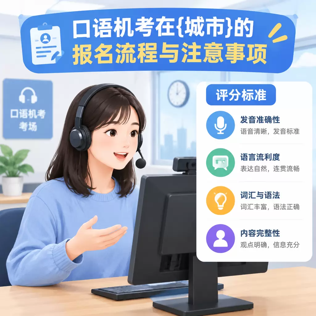 口语机考在下陆的报名流程与注意事项