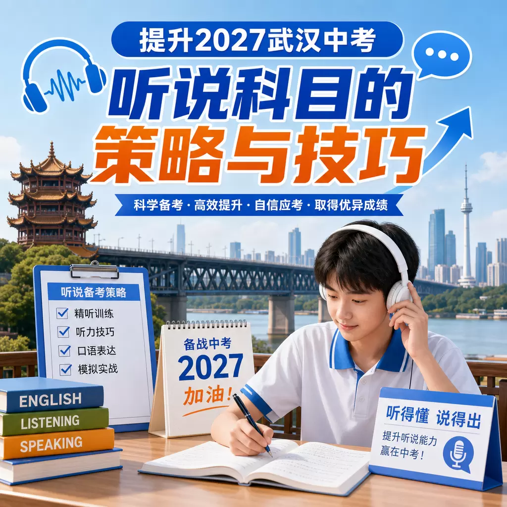 提升2027武汉中考听说科目的策略与技巧,适合下陆考生